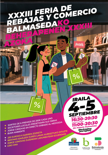 XXXIII Feria de Rebajas/ Beherapenen XXXIII Azoka